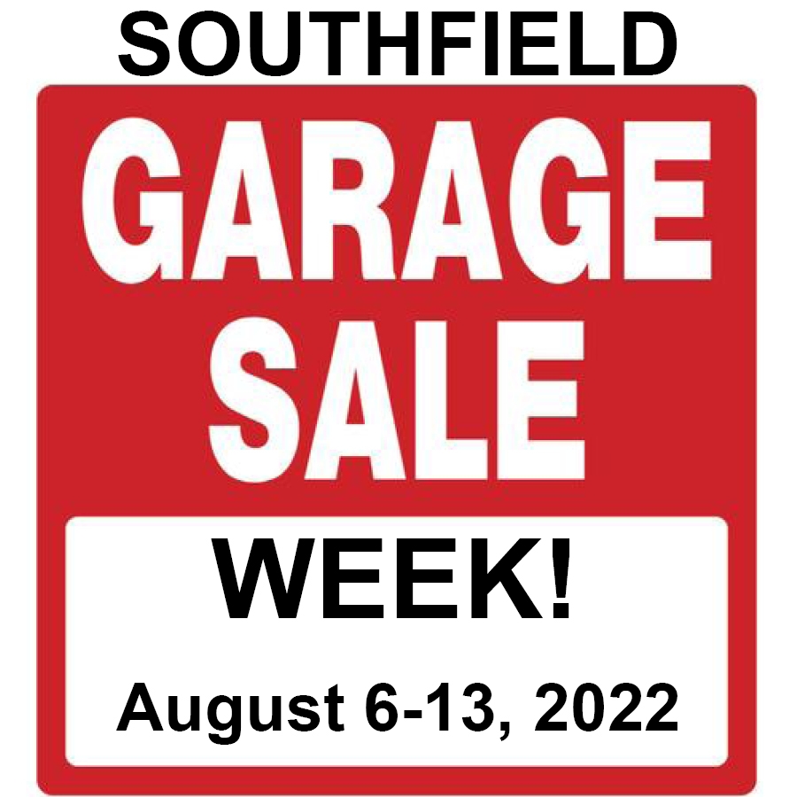 City of Southfield waives garage sale permit fees August 6-13 for